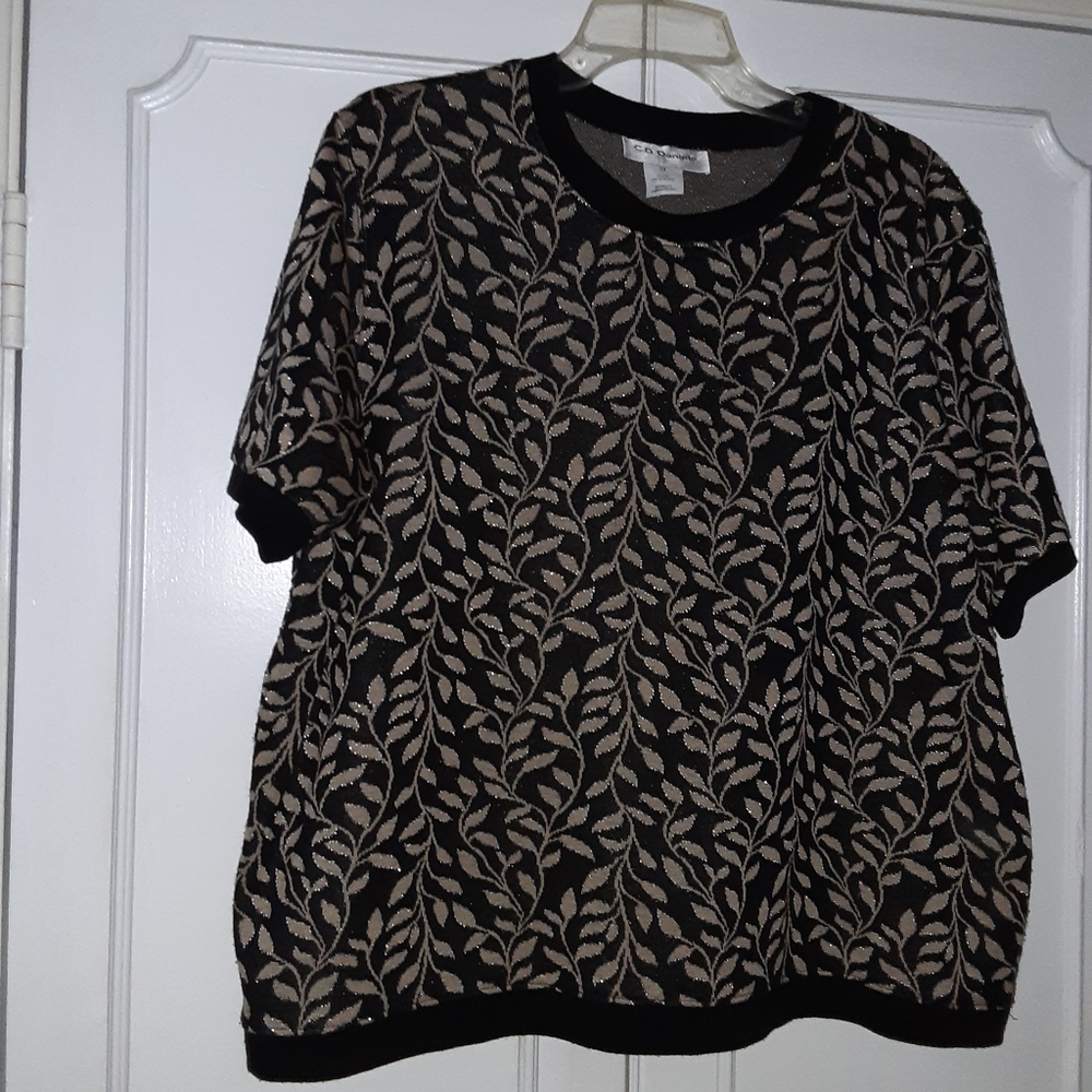 Gold metallic Sweater